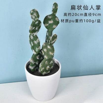 Mini Fake Cactus - Realistic Artificial Succulent Home Decor - ZOOMNSTORE