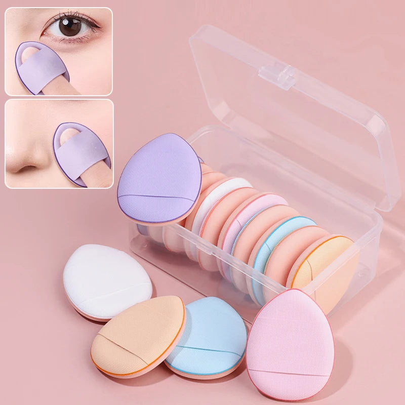 Mini Finger Puff | Small Air Cushion Foundation Sponge Makeup Applicator Set - ZOOMNSTORE