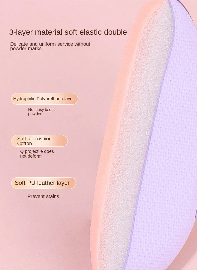 Mini Finger Puff | Small Air Cushion Foundation Sponge Makeup Applicator Set - ZOOMNSTORE