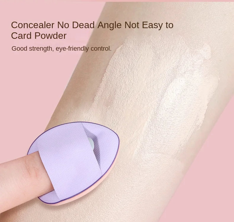Mini Finger Puff | Small Air Cushion Foundation Sponge Makeup Applicator Set - ZOOMNSTORE