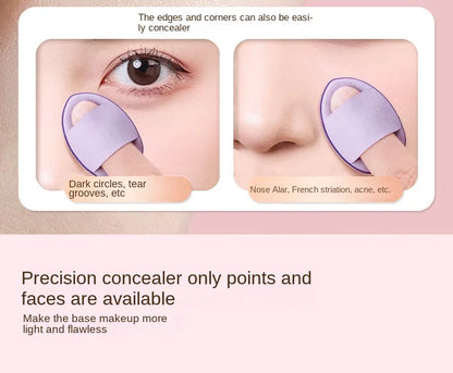 Mini Finger Puff | Small Air Cushion Foundation Sponge Makeup Applicator Set - ZOOMNSTORE