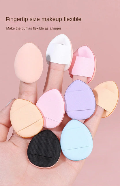 Mini Finger Puff | Small Air Cushion Foundation Sponge Makeup Applicator Set - ZOOMNSTORE