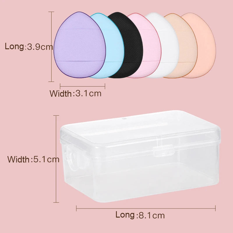 Mini Finger Puff | Small Air Cushion Foundation Sponge Makeup Applicator Set - ZOOMNSTORE