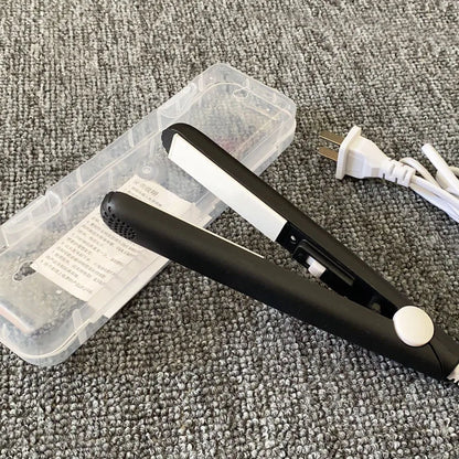 Mini Flat Iron - Travel Hair Straightener | Portable Ceramic Tourmaline Iron - ZOOMNSTORE