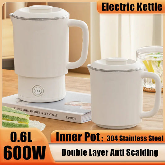 Mini Folding Kettle - Portable Electric Kettle 0.6L | Fast Heating, Auto Shut Off - ZOOMNSTORE