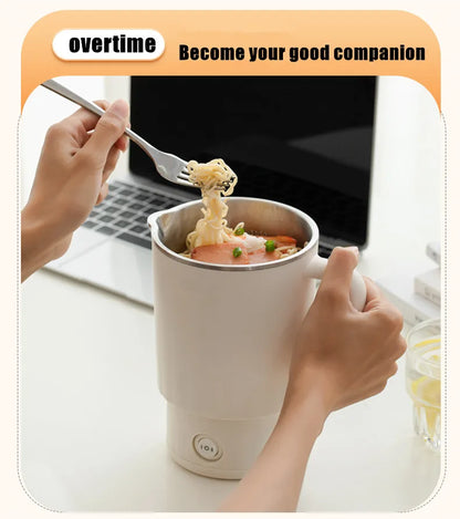 Mini Folding Kettle - Portable Electric Kettle 0.6L | Fast Heating, Auto Shut Off - ZOOMNSTORE