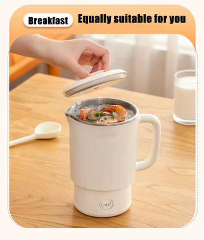 Mini Folding Kettle - Portable Electric Kettle 0.6L | Fast Heating, Auto Shut Off - ZOOMNSTORE