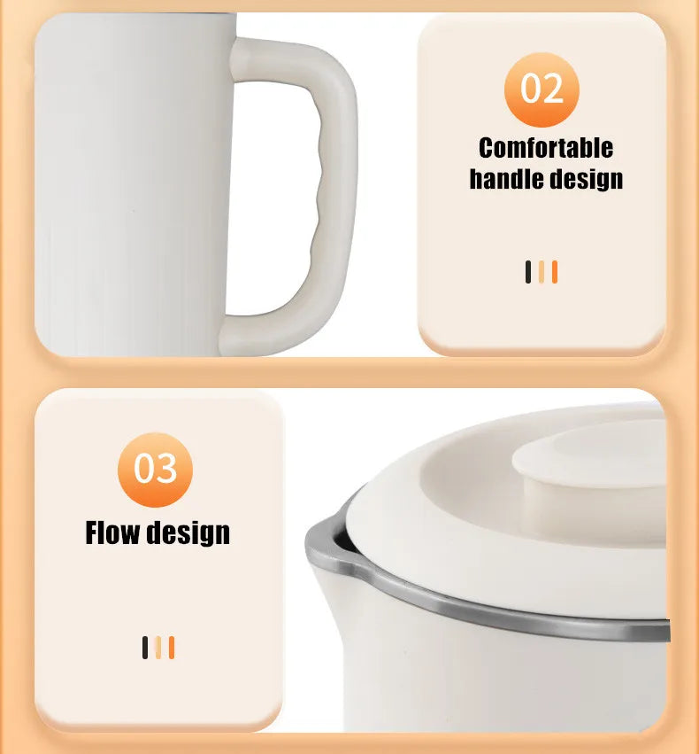 Mini Folding Kettle - Portable Electric Kettle 0.6L | Fast Heating, Auto Shut Off - ZOOMNSTORE