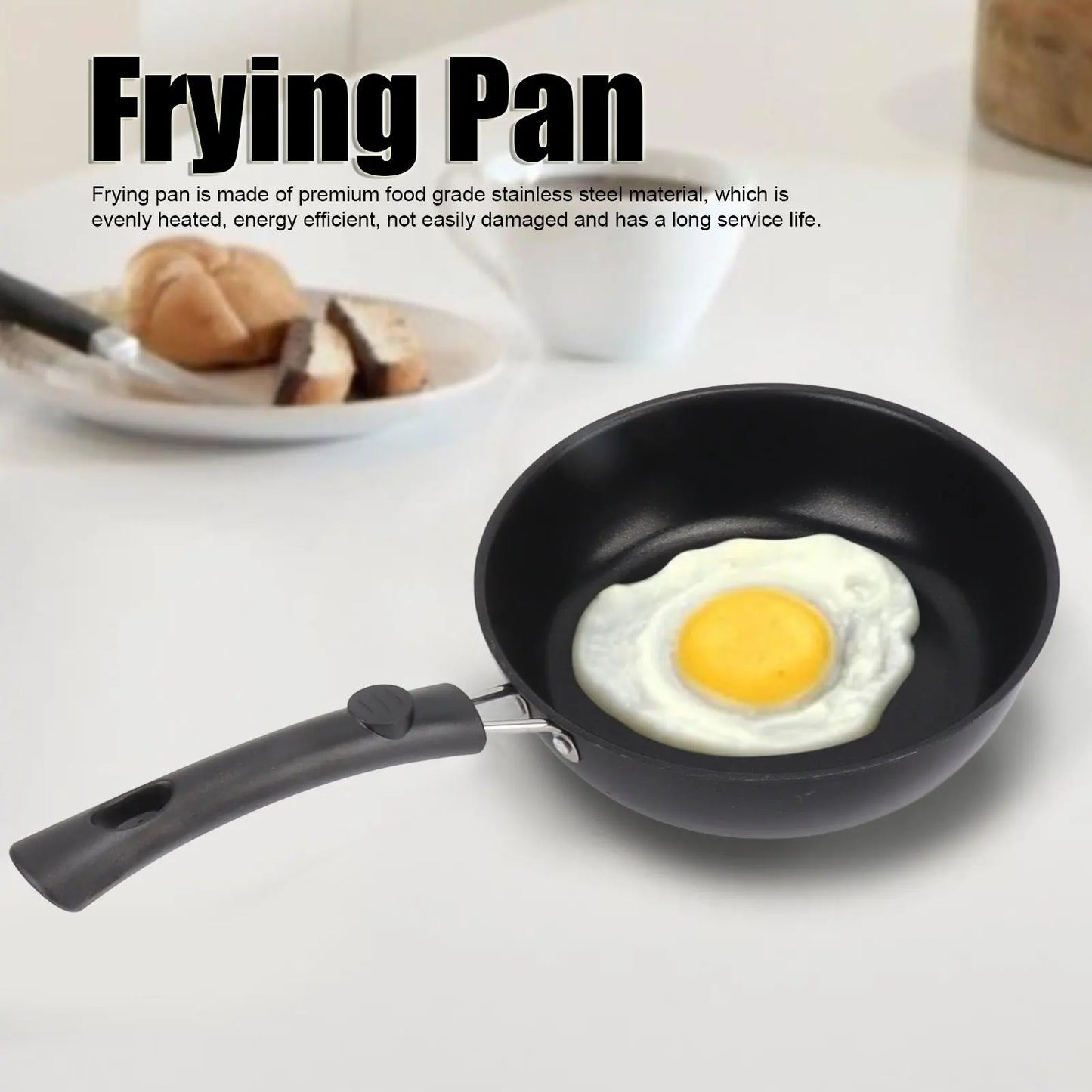 Mini Non-Stick Frying Pan - 12-20cm Stainless Steel Cookware for Eggs and Sauces - ZOOMNSTORE