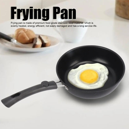 Mini Non-Stick Frying Pan - 12-20cm Stainless Steel Cookware for Eggs and Sauces - ZOOMNSTORE