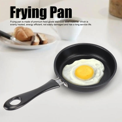 Mini Non-Stick Frying Pan - 12-20cm Stainless Steel Cookware for Eggs and Sauces - ZOOMNSTORE