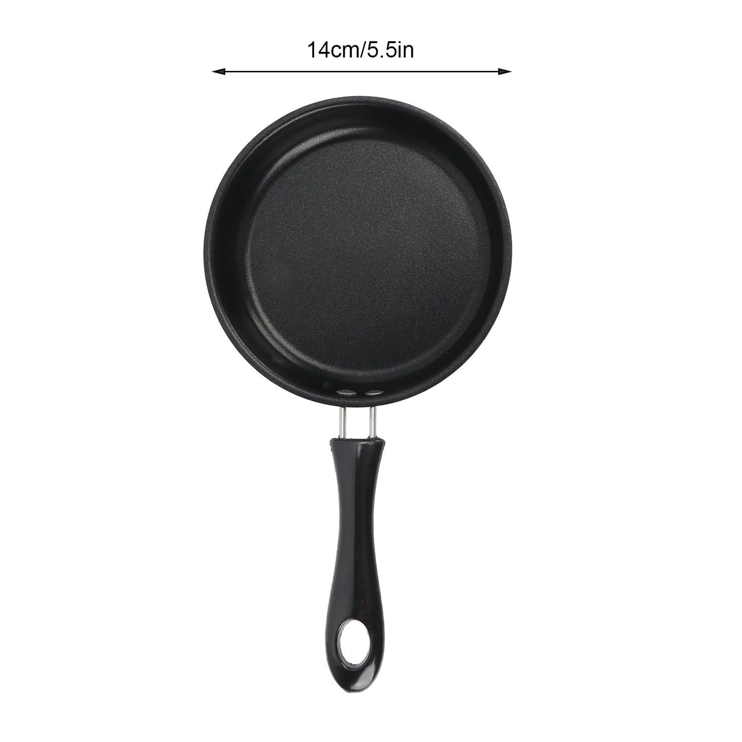 Mini Non-Stick Frying Pan - 12-20cm Stainless Steel Cookware for Eggs and Sauces - ZOOMNSTORE