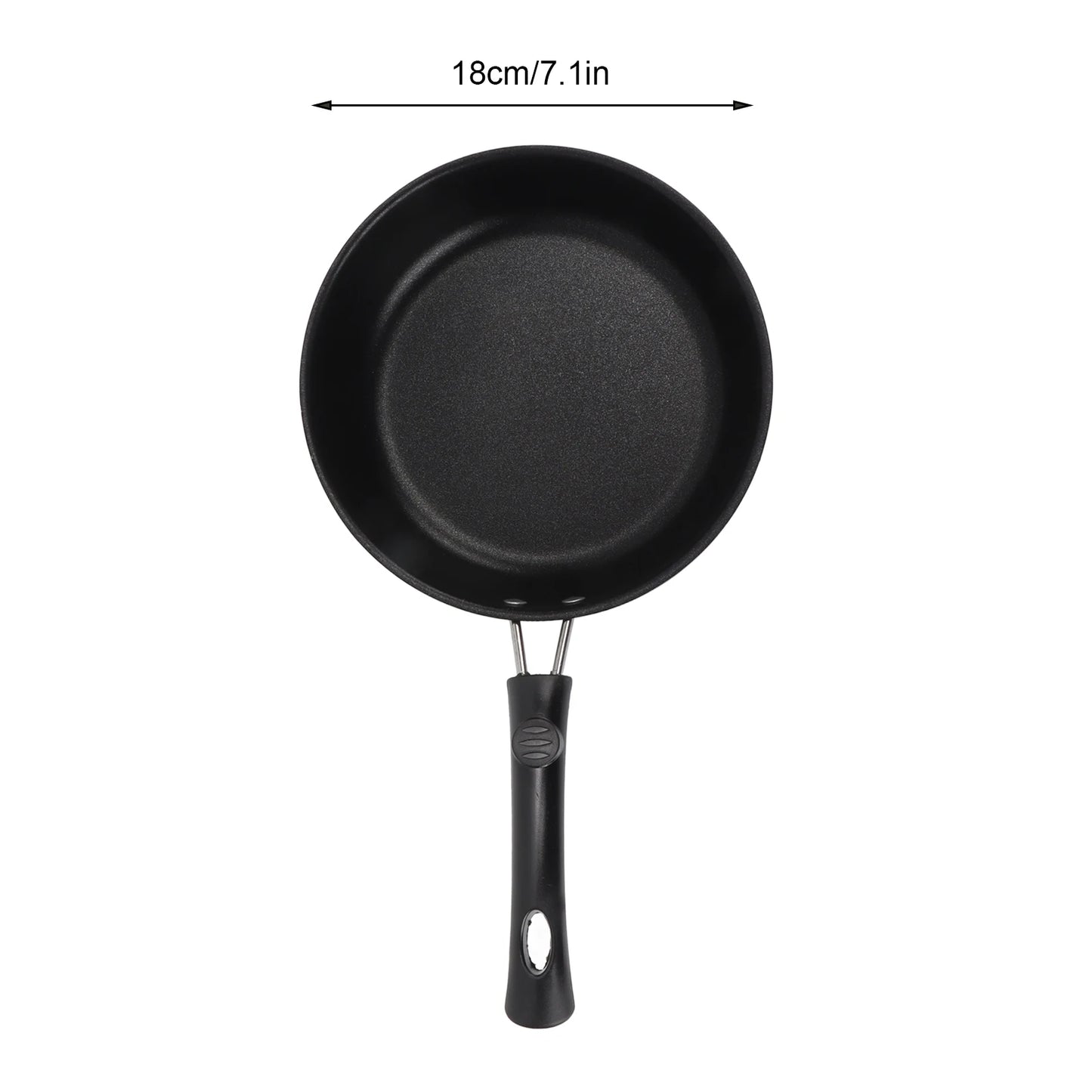 Mini Non-Stick Frying Pan - 12-20cm Stainless Steel Cookware for Eggs and Sauces - ZOOMNSTORE