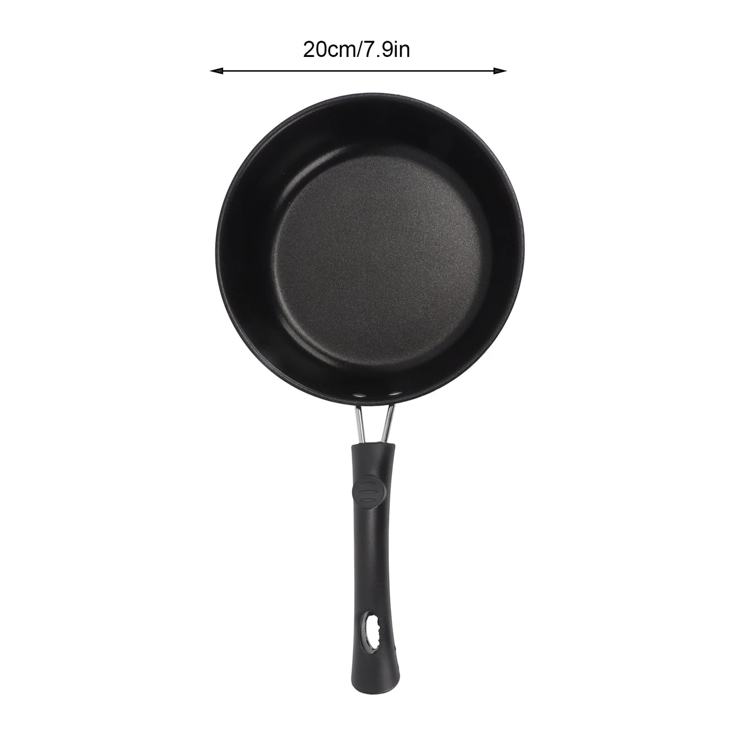 Mini Non-Stick Frying Pan - 12-20cm Stainless Steel Cookware for Eggs and Sauces - ZOOMNSTORE