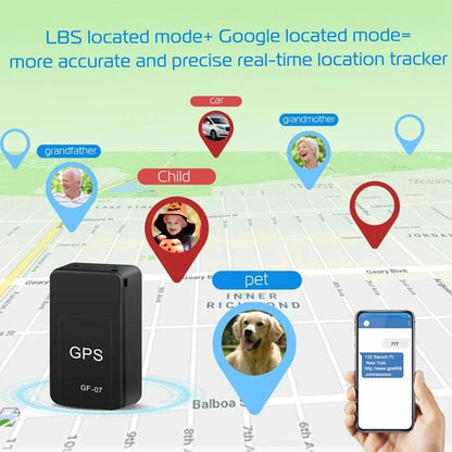 Mini GPS Car Tracker - Real-Time Locator for Vehicles Pets and Kids - ZOOMNSTORE