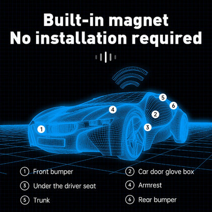 Mini GPS Tracker - Magnetic Tracking Device | Real-Time GPS Alert & Key Finder - ZOOMNSTORE