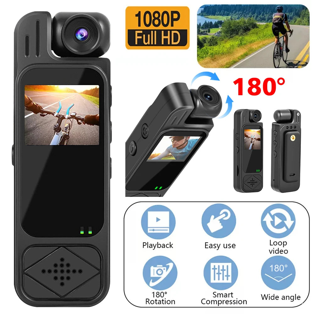 Mini HD Camera - Portable Video Recorder | Infrared Night Vision Body Worn Camera - ZOOMNSTORE