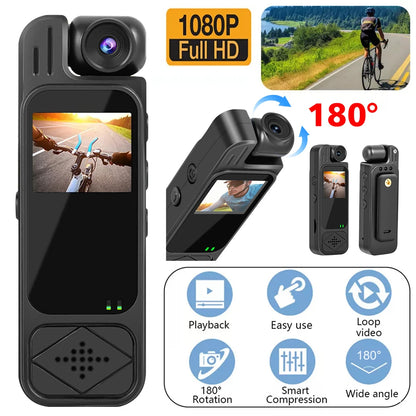 Mini HD Camera - Portable Video Recorder | Infrared Night Vision Body Worn Camera - ZOOMNSTORE