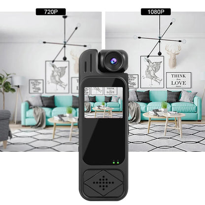 Mini HD Camera - Portable Video Recorder | Infrared Night Vision Body Worn Camera - ZOOMNSTORE