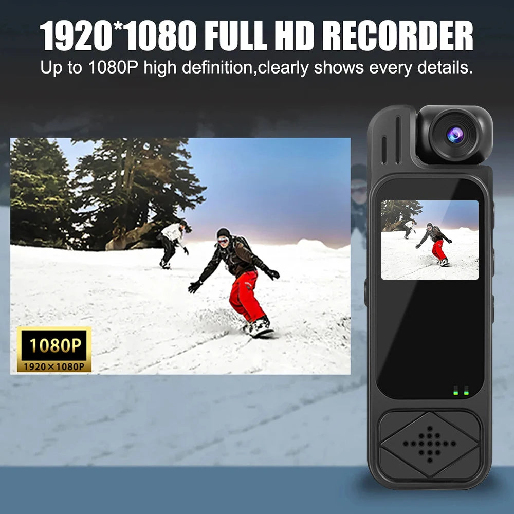 Mini HD Camera - Portable Video Recorder | Infrared Night Vision Body Worn Camera - ZOOMNSTORE