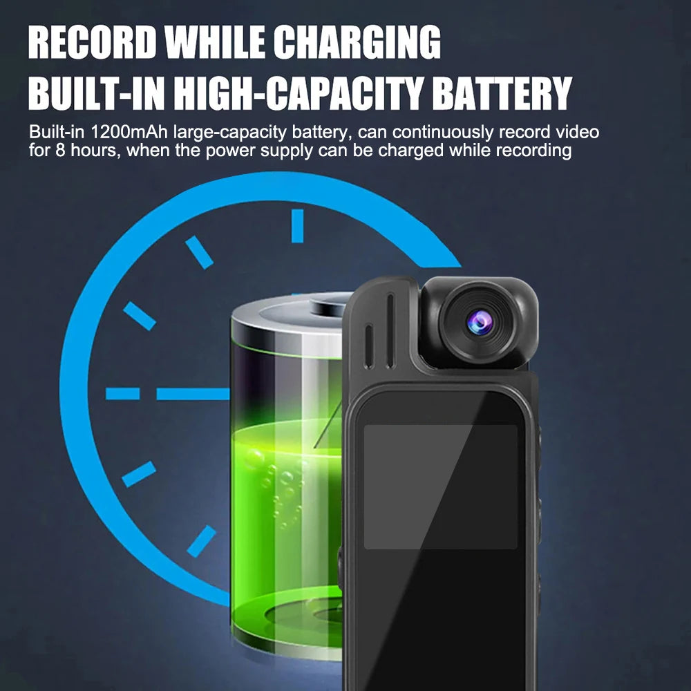 Mini HD Camera - Portable Video Recorder | Infrared Night Vision Body Worn Camera - ZOOMNSTORE
