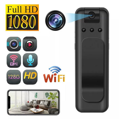 Mini HD Camera - Portable Video Recorder | Infrared Night Vision Body Worn Camera - ZOOMNSTORE