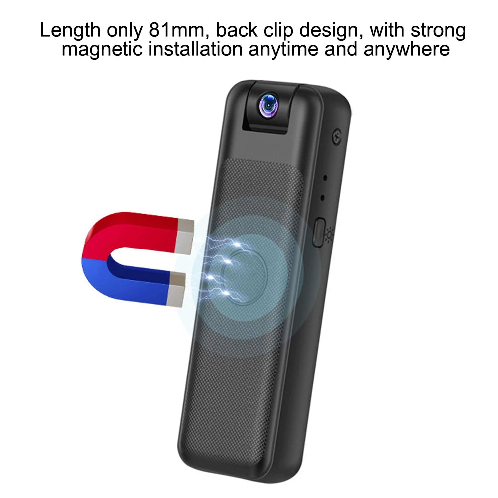 Mini HD Camera - Portable Video Recorder | Infrared Night Vision Body Worn Camera - ZOOMNSTORE