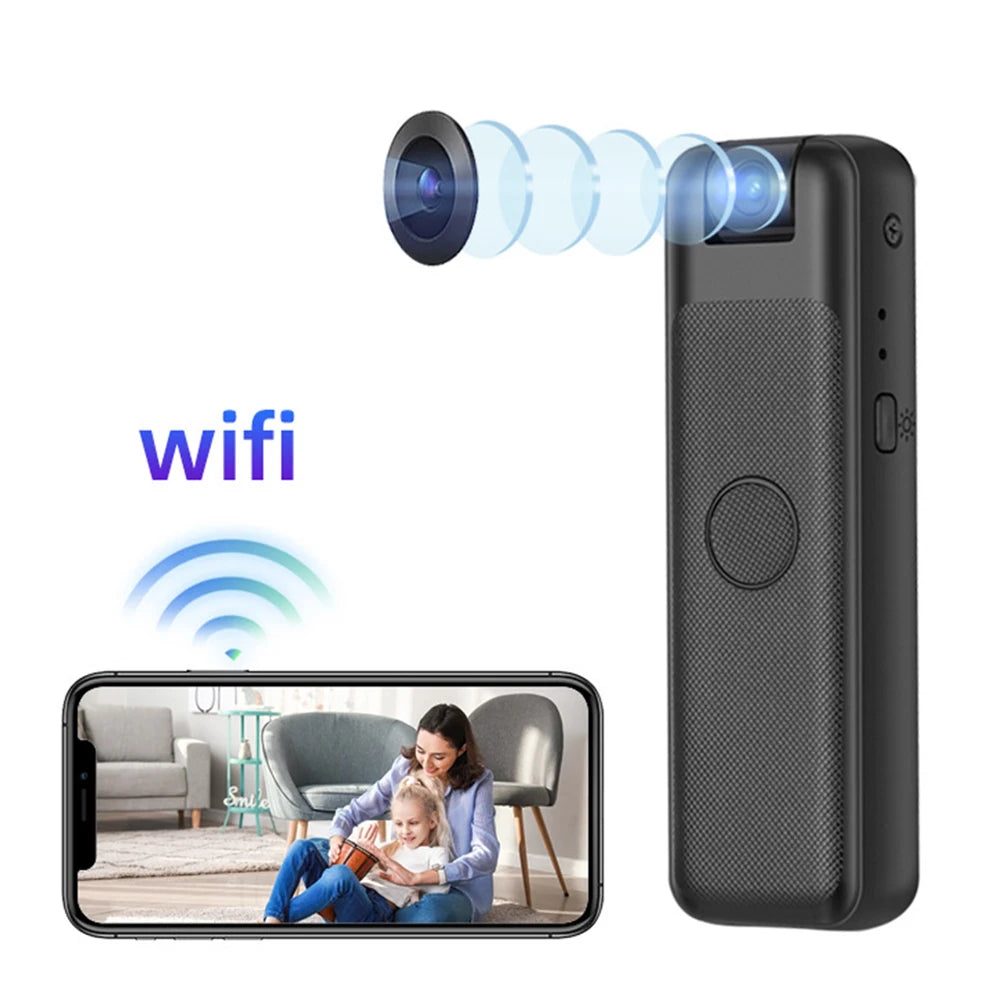 Mini HD Camera - Portable Video Recorder | Infrared Night Vision Body Worn Camera - ZOOMNSTORE