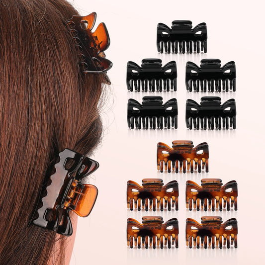 Mini Hair Clips Set - 5pcs Small Hairpins For Women - Salon Hair Tools - ZOOMNSTORE