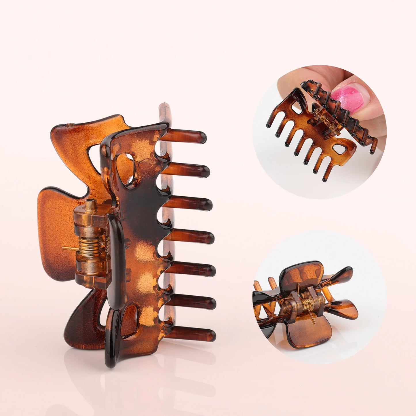 Mini Hair Clips Set - 5pcs Small Hairpins For Women - Salon Hair Tools - ZOOMNSTORE