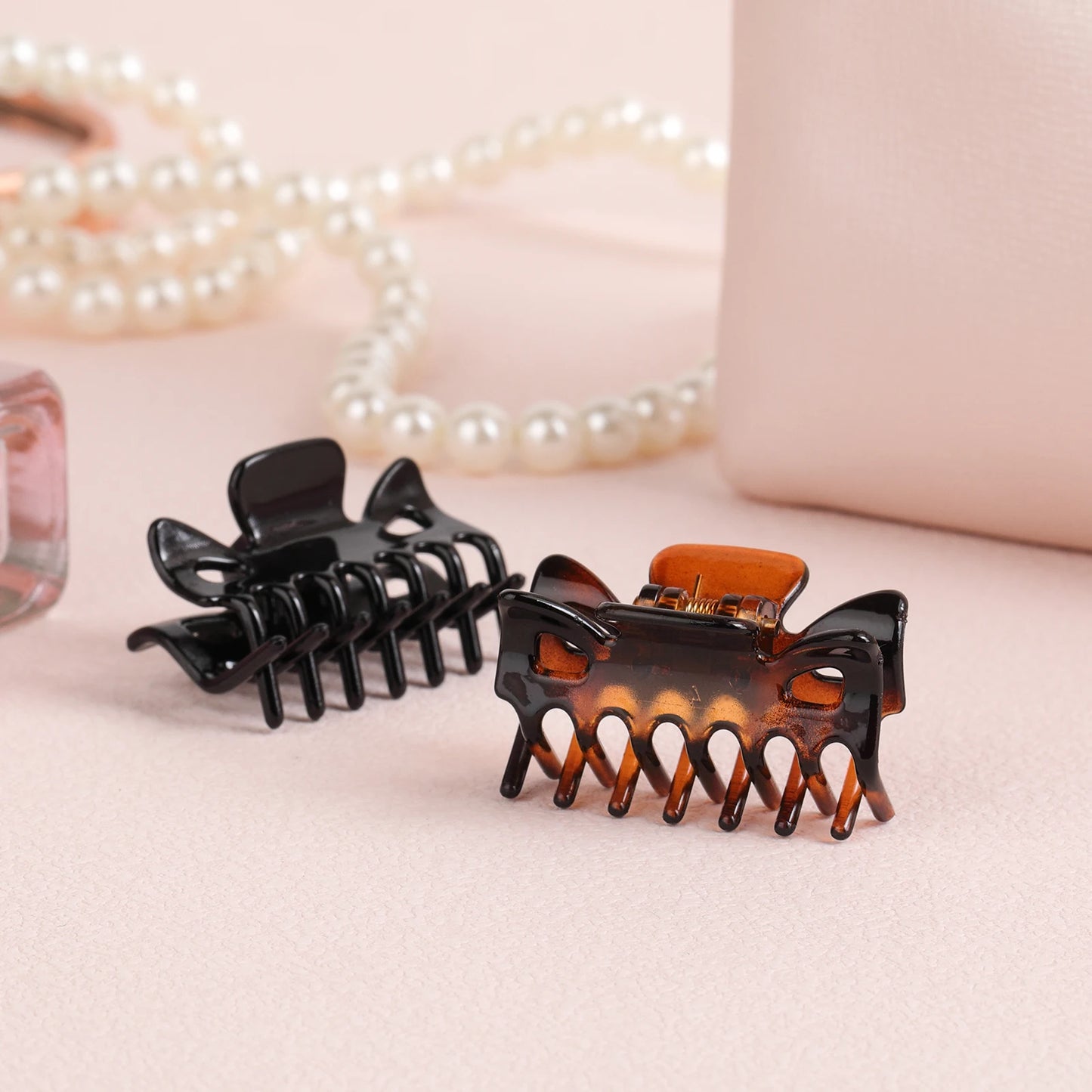 Mini Hair Clips Set - 5pcs Small Hairpins For Women - Salon Hair Tools - ZOOMNSTORE