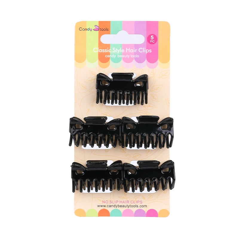 Mini Hair Clips Set - 5pcs Small Hairpins For Women - Salon Hair Tools - ZOOMNSTORE