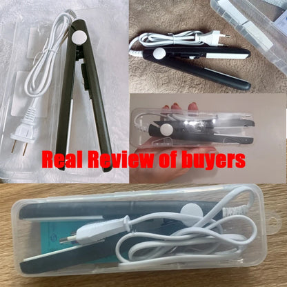 Mini Hair Straightener - Ceramic Flat Iron | Portable Travel Size Hair Iron - ZOOMNSTORE