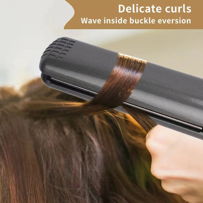 Mini Hair Straightener - Ceramic Flat Iron | Portable Travel Size Hair Iron - ZOOMNSTORE
