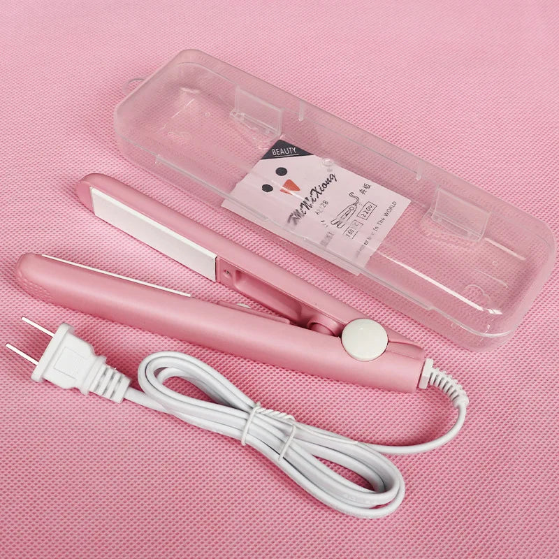 Mini Hair Straightener - Ceramic Flat Iron | Portable Travel Size Hair Iron - ZOOMNSTORE