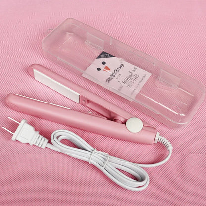 Mini Hair Straightener - Ceramic Flat Iron | Portable Travel Size Hair Iron - ZOOMNSTORE