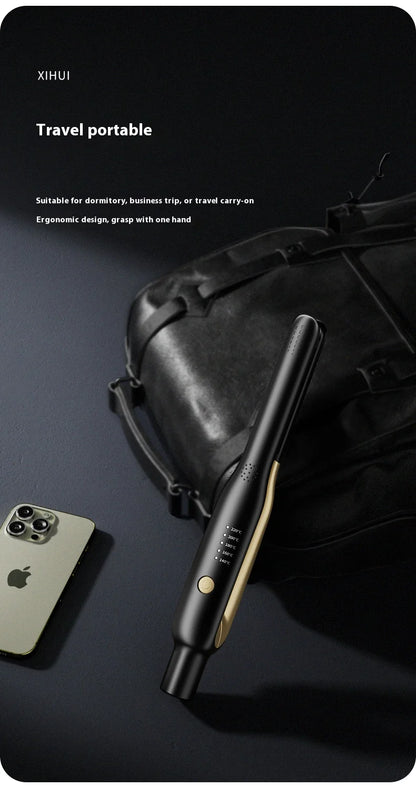 Mini Hair Straightener - Portable Flat Iron with Ceramic Curler & Adjustable Temperature - ZOOMNSTORE