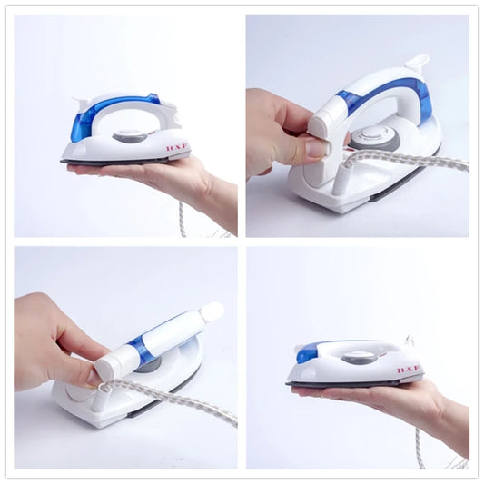 Mini Handheld Steam Iron – Portable Travel Iron With Foldable Handle & 3 Gears Control - ZOOMNSTORE