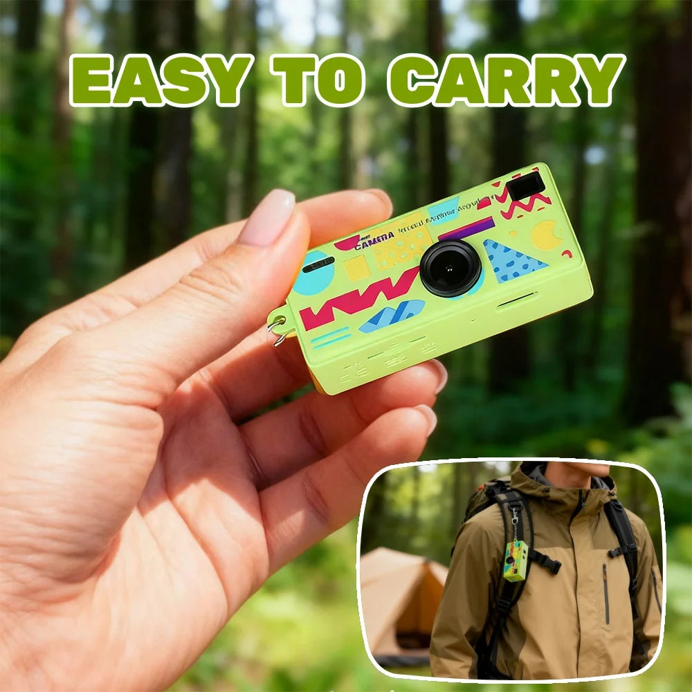 Mini Keychain Camera - 1080P HD Thumb Camera With Flip Lens Selfie & Long Battery Life - ZOOMNSTORE