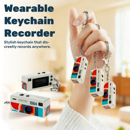 Mini Keychain Camera - 1080P HD Thumb Camera With Flip Lens Selfie & Long Battery Life - ZOOMNSTORE