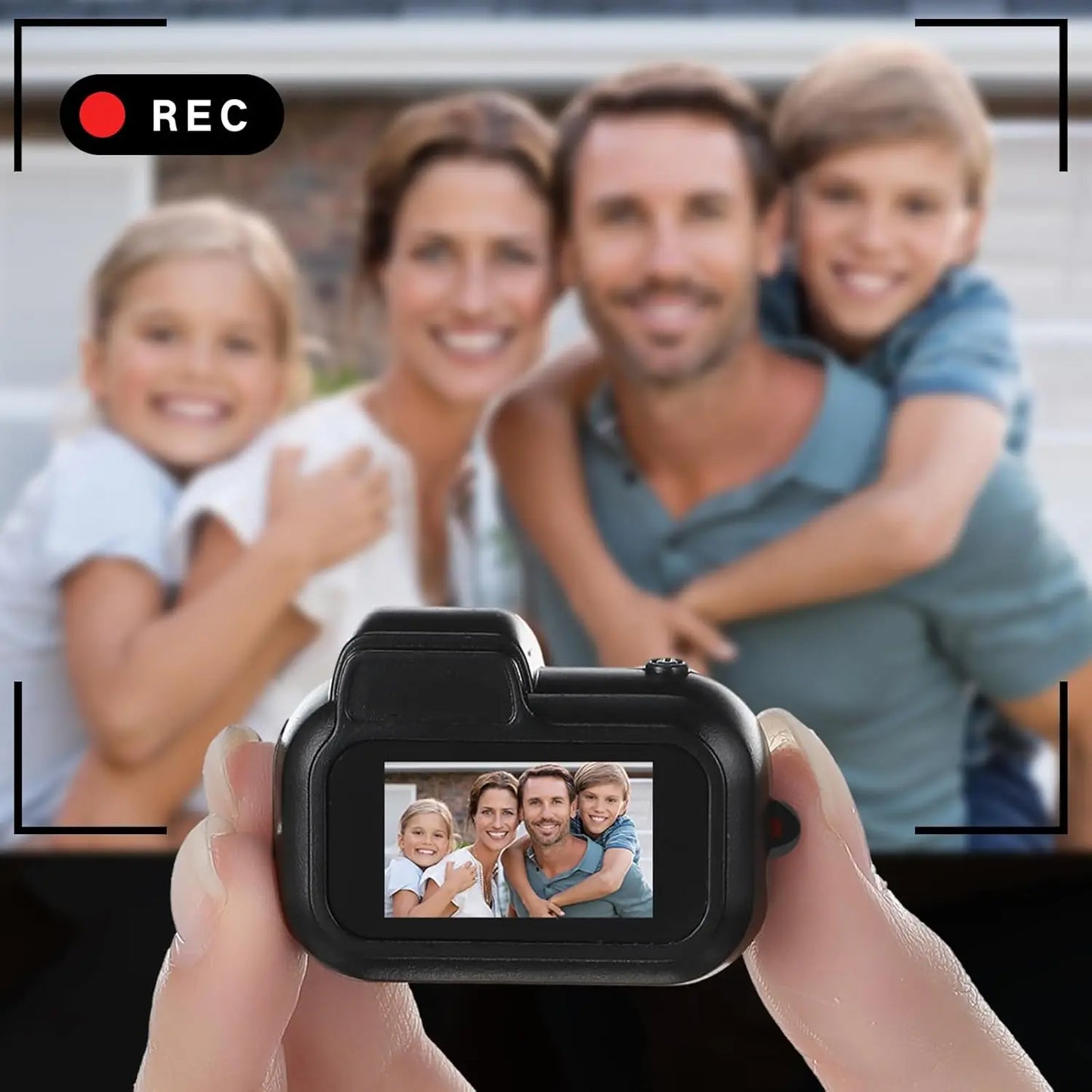 Mini Keychain Camera - 1080P Portable Mini Camcorder With Display & Loop Recording - ZOOMNSTORE