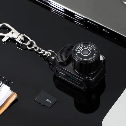 Mini Keychain Camera - 1080P Portable Mini Camcorder With Display & Loop Recording - ZOOMNSTORE