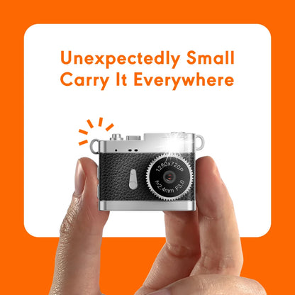 Mini Keychain Camera - 1080P Portable Mini Camcorder With Display & Loop Recording - ZOOMNSTORE