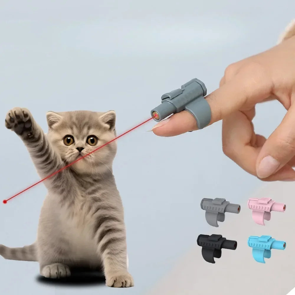Portable Mini Laser Cat Toy - Interactive Infrared Pet Teaser - ZOOMNSTORE