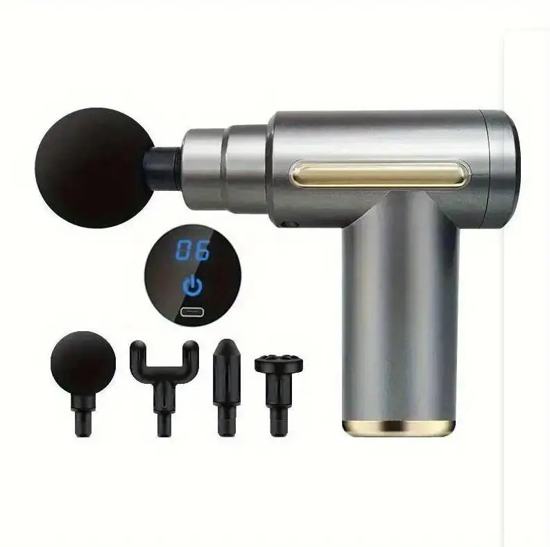 Mini Muscle Massage Gun Protable Body Massager Deep Handheld Percussion Massager For Body Back And Neck Leg - ZOOMNSTORE