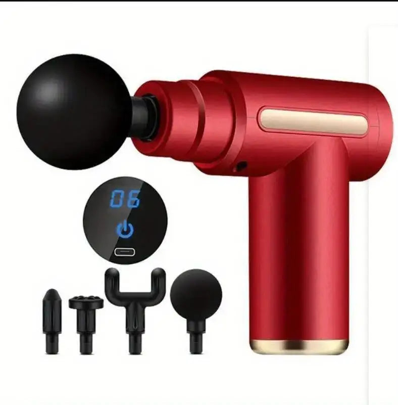 Mini Muscle Massage Gun Protable Body Massager Deep Handheld Percussion Massager For Body Back And Neck Leg - ZOOMNSTORE