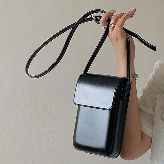 Mini PU Leather Crossbody Bag for Women - Stylish Shoulder Purse and Handbag - ZOOMNSTORE
