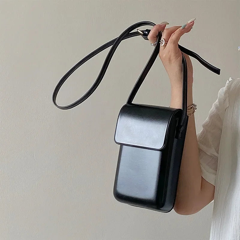 Mini PU Leather Crossbody Bag for Women - Stylish Shoulder Purse and Handbag - ZOOMNSTORE