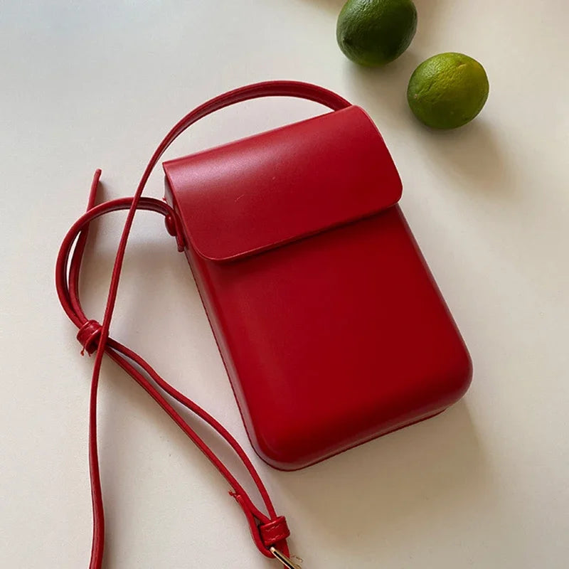 Mini PU Leather Crossbody Bag for Women - Stylish Shoulder Purse and Handbag - ZOOMNSTORE