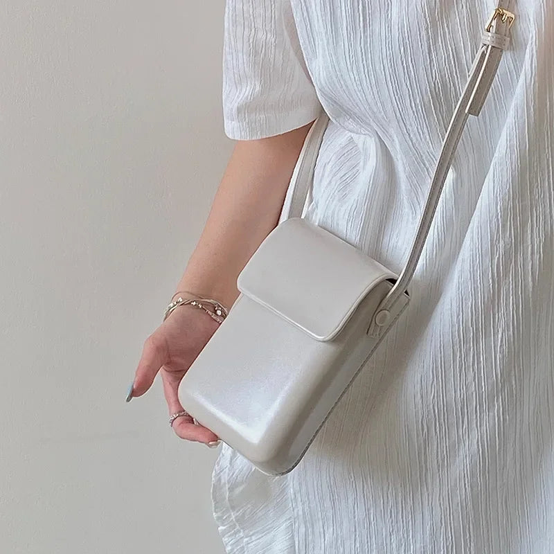 Mini PU Leather Crossbody Bag for Women - Stylish Shoulder Purse and Handbag - ZOOMNSTORE